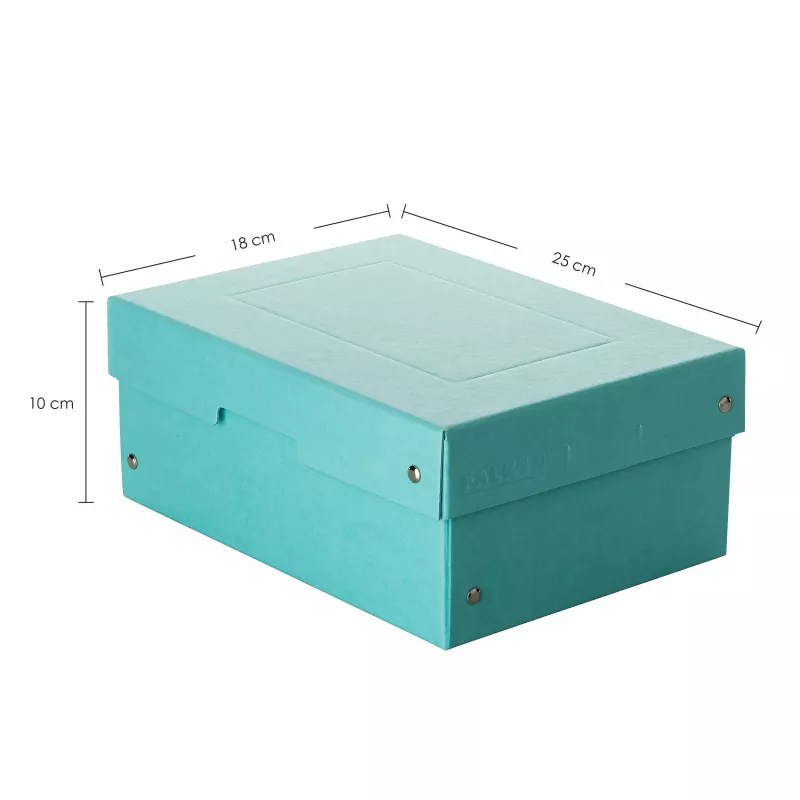 FALKEN PURE uzglabāšanas kārba 1250 loksnēm pasteļzilā 18.0 x 25.0 x 10.0 cm