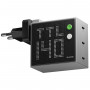 SHARGE Pixel 140 GaN lādētājs, 140W, 3x USB-C, punktmatricas displejs - pelēks