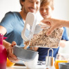 emsa Sausās barības uzglabāšanas trauks OPTIMA, taisnstūra, 1.0 litrs, caurspīdīgs/balts, svaiguma blīvējums, bez BPA, plastmasa