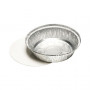 Starpak alumīnija paplātes ar vāku, 23 cm, 1000 ml, sudraba