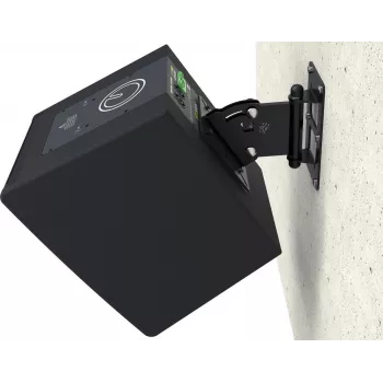 INTUSONIC VESA75-100PRO-B skaļruņa stiprinājums, melns