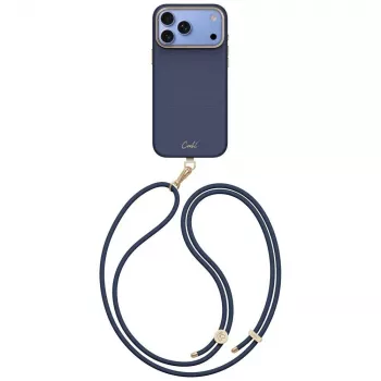 UNIQ Coehl Mirelle apvalks iPhone 18 Pro Max / 17 Pro Max ar magnētisko uzlādi, zils