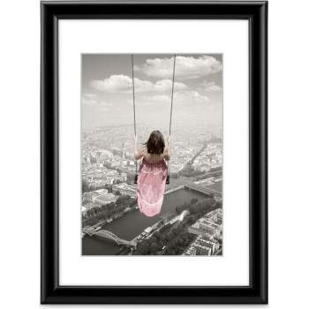 Hama Swing plastmasas foto rāmis, melns, 15 x 20 cm