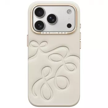 Uzlika UNIQ Coehl Cloude priekš iPhone 18 Pro/ 17 Pro ar magnētisko uzlādi, smilškrāsas