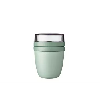Mepal Ellipse pārtikas trauks 0,5 + 0,2 l, Nordic Sage