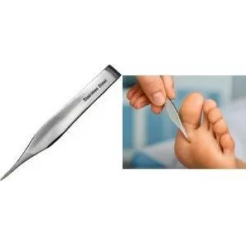 FIRST AID ONLY pincetes šķembu izvilkšanai, 144 mm, sudraba krāsā, izgatavotas no nerūsējošā tērauda, smalkiem satveršanas un turēšanas darbiem