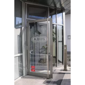ABUS AU1315 trauksmes brīdinājuma uzlīme (UK), 74 x 52,5 mm
