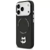 Vāciņš Karl Lagerfeld Choupette Pin MagSafe iPhone 17 Pro Max melns