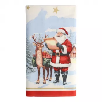 PAPSTAR galdauts Dear Santa 37224 balts 120.0 x 180.0 cm