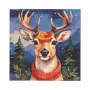 PAPSTAR Ziemassvētku motīva salvetes Reindeer 330 x 330 mm, apdrukātas, 1/4 locījums, 3 kārtas