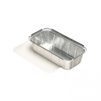 Starpak alumīnija paplātes ar vāku, 1000 ml, sudraba