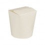 STARPAK To Go uzkodu kārbas, 550 ml, baltas