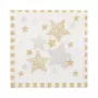 PAPSTAR salvetes Stardust, baltas, zelta, 3 slāņu, 33,0 x 33,3 cm, 100 gab.