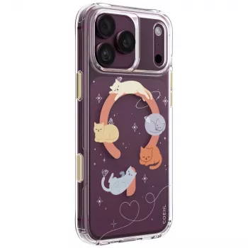 UNIQ Coehl Elysie maciņš iPhone 18 Pro Max / 17 Pro Max ar magnētisko uzlādi, Whiskered Dreams