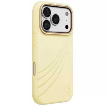 UNIQ Coehl Serina vāciņš iPhone 18 Pro / 17 Pro, magnētiskā uzlāde, dzeltens