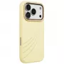 UNIQ Coehl Serina vāciņš iPhone 18 Pro / 17 Pro, magnētiskā uzlāde, dzeltens