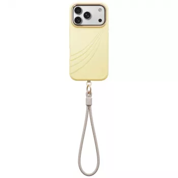 UNIQ Coehl Serina vāciņš iPhone 18 Pro / 17 Pro, magnētiskā uzlāde, dzeltens