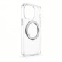 Evelatus Hybrid MagSafe vāciņš ar 360 metāla statīvu Apple iPhone 18 Pro Max, PC+TPU, caurspīdīgs