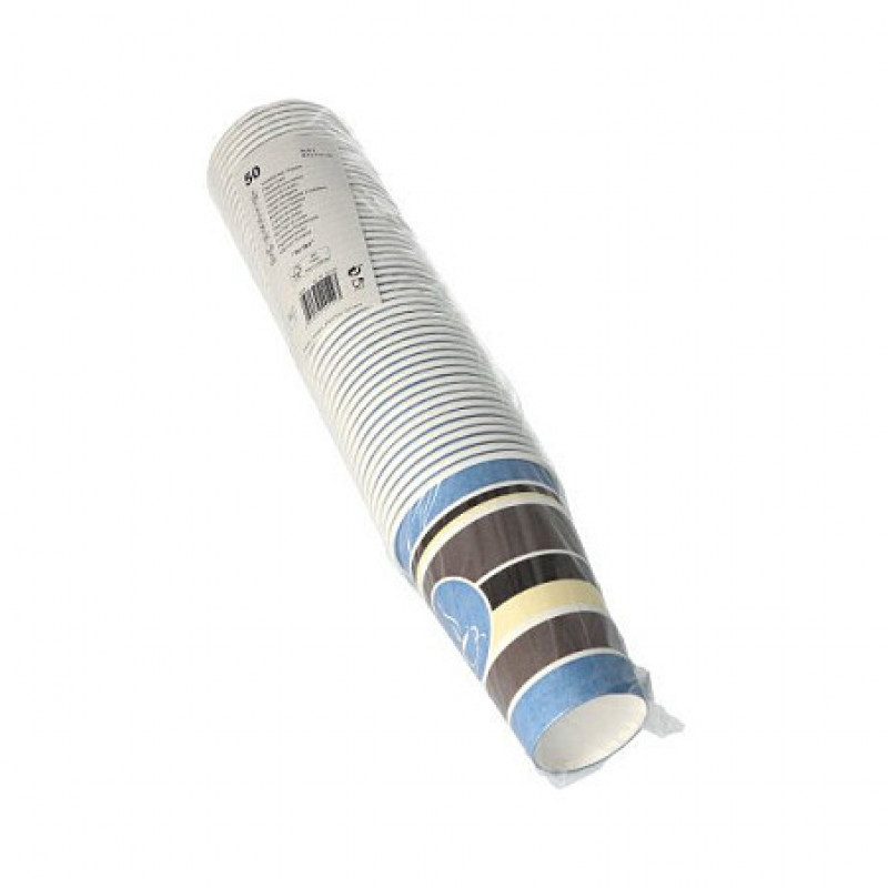 STARPAK vienreizlietojamie kafijas trauki 8 cm 0,3 l baltā, sarkanā, dzeltenā, pelēkā