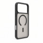 Evelatus Apple iPhone 18 Pro Max Silver-Shield Skin Feel 2-in-1 MagSafe maciņš, matēts dūmu pelēks