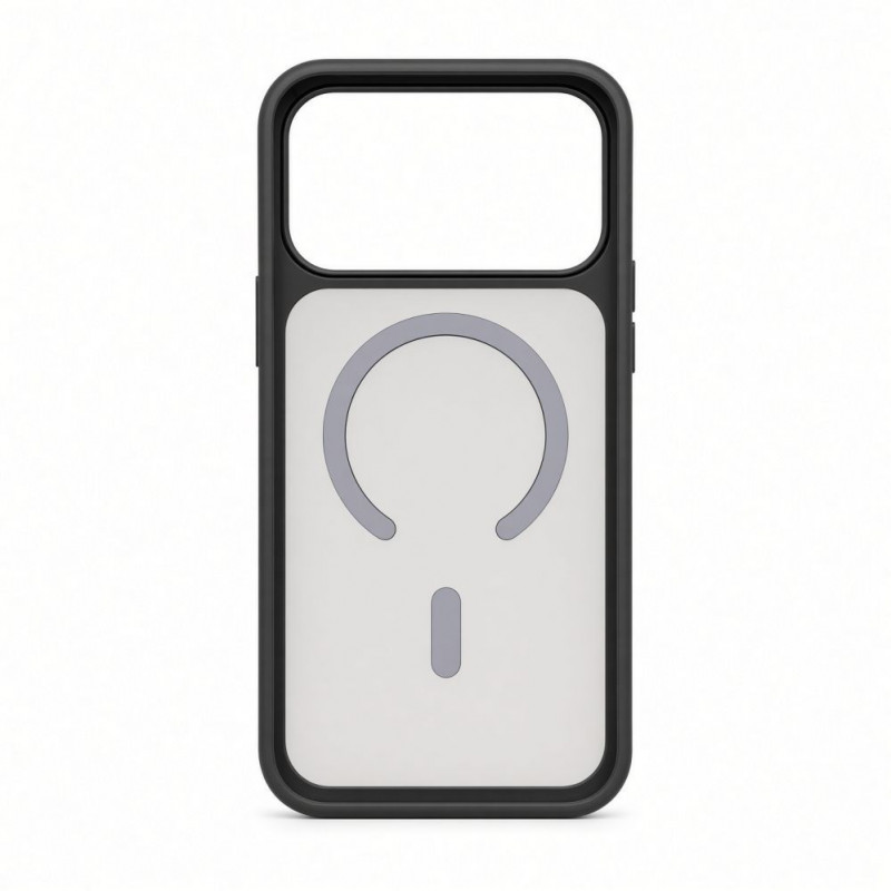 Evelatus Apple iPhone 18 Pro Max Silver-Shield Skin Feel 2-in-1 MagSafe maciņš, matēts dūmu pelēks