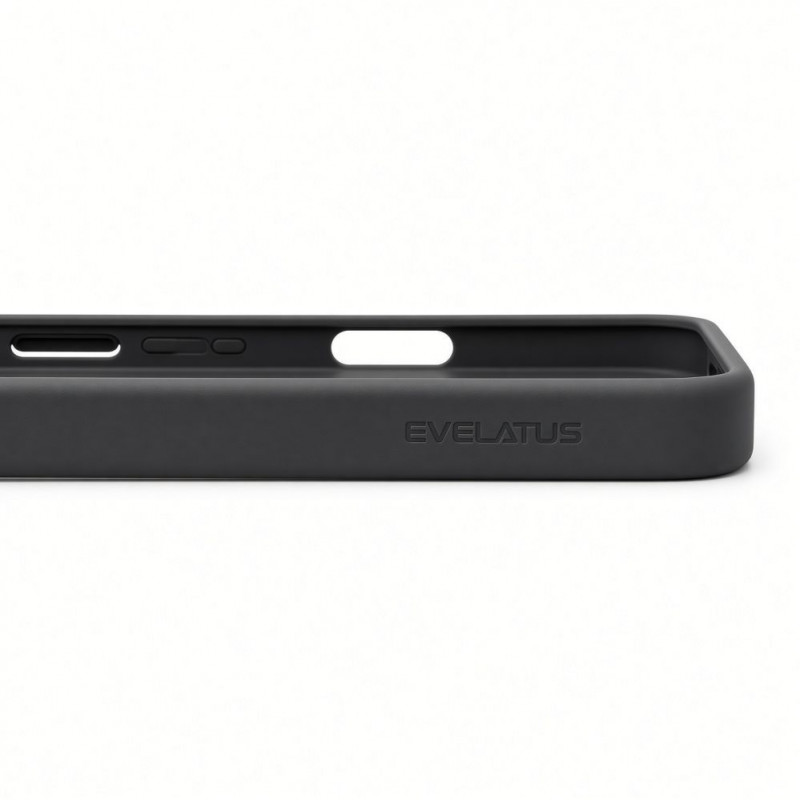 Evelatus Apple iPhone 18 Pro Max Silver-Shield Skin Feel 2-in-1 MagSafe maciņš, matēts dūmu pelēks