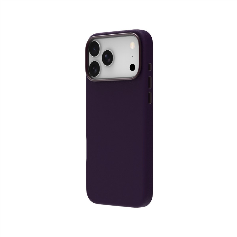 Just Must JM ādas maciņš ar MagSafe iPhone 18 Pro Max, purpura
