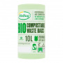 BioBag kompostējamie atkritumu maisiņi 10 L, 42x54 cm, 15 mikroni, 20 gab. rullī, zaļi