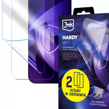 3mk Hardy ARC+ 4 slāņu ekrāna aizsargplēve priekš Redmi Note 15 Pro 5G