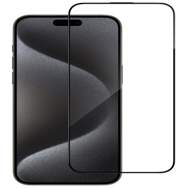 Connect 2.5D Full Cover antistatisks ekrāna aizsargstikls Apple iPhone 16 Pro