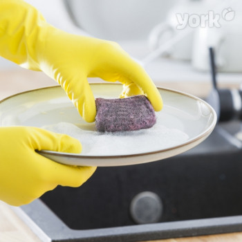 YORK virtuves tīrīšanas sūkļi ar ziepēm, 10 gab.