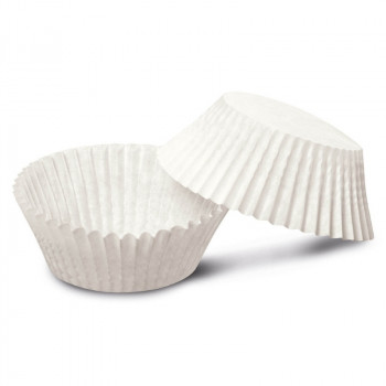Guardini Easy Bake Bio papīra mafinu formiņas, Ø 4,5 x 2,3 cm, baltas, 100 gab.