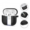 Tech-Protect Silicone Hook maciņš Apple AirPods 4, melns