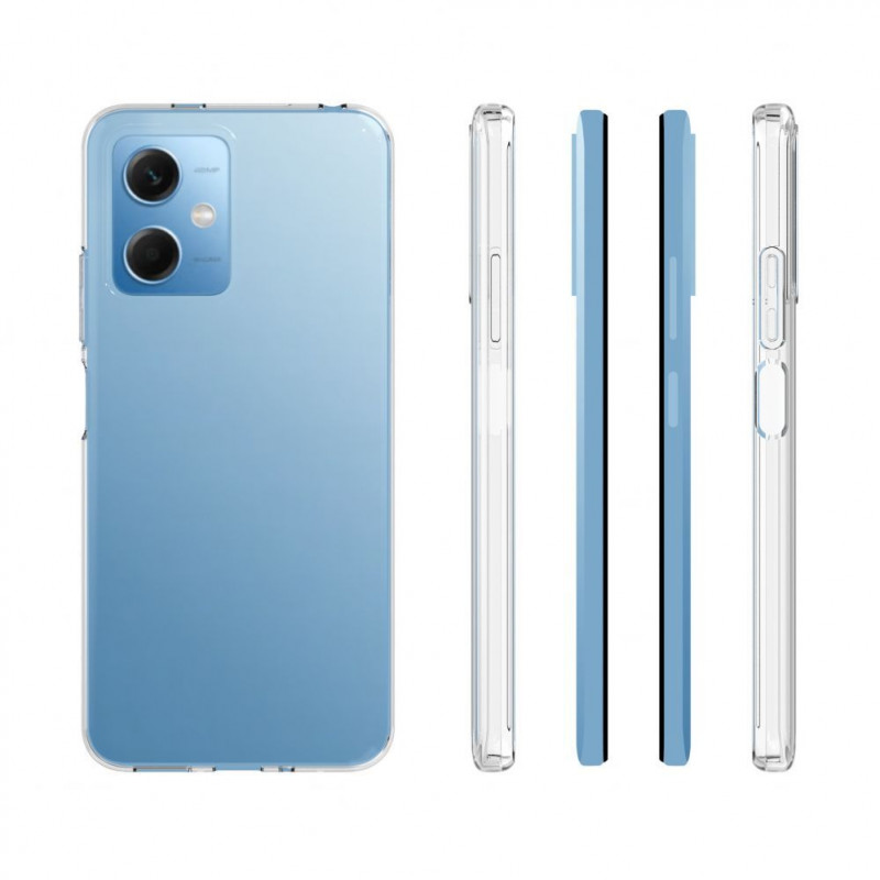 Evelatus Xiaomi Redmi Note 12 5G / Poco X5 5G caurspīdīgs silikona maciņš, 1,5 mm TPU