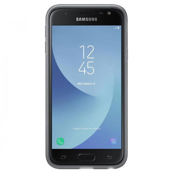 Samsung Galaxy J3 2017 Jelly vāciņš EF-AJ330TBEGWW melns