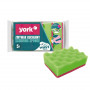 YORK trauku mazgāšanas sūklis Wave 4+1 gab. 10x7x3cm
