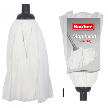 Sauber maināma mopa galva, viskoze/poliesters, 140 g/30 cm