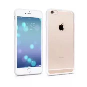 Hoco Coupe sērijas PP+TPU apvalks Apple iPhone 6 Plus / 6s Plus, balts (HI-T042)