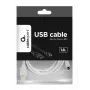 Gembird CCP-mUSB2-AMBM-6-W USB 2.0 A uz Micro-USB B kabelis, 1,8 m, balts