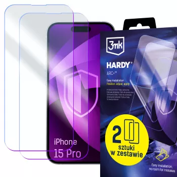 3mk Hardy ARC+ 4 slāņu ekrāna aizsargs Apple iPhone 15 Pro