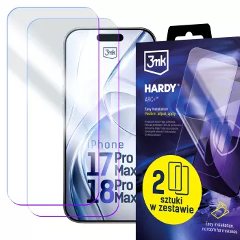 3mk Hardy ARC+ 4 slāņu ekrāna aizsargs Apple iPhone 17 Pro Max / 18 Pro Max