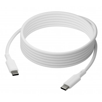 dbramante1928 USB kabelis USB-C uz USB-C, 3 m, 100 W, balts