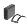 Logilink USB-C galda lādētājs, 240 W, GaN, 4 portu, 4x USB-C (PD), melns