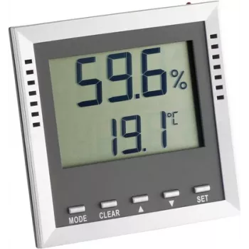 TFA Dostmann KLIMA GUARD termohigrometrs, sudraba (30.5010.54.K)