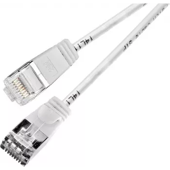 Wirewin Slim Cat6 U/FTP savienojuma kabelis RJ45, 7,5 m, balts