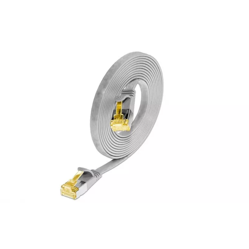 Wirewin Slim Cat6a U/FTP savienojuma kabelis RJ45, 0,5 m, pelēks