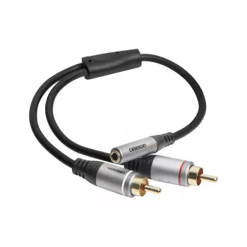 celexon Professional 2x RCA uz stereo jack M/F audio adapteris