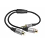 celexon Professional stereo jack uz 2x RCA M/F audio adapteris