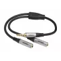 celexon Professional stereo jack uz 2x M/F audio adapteris