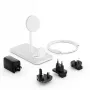 Twelve South HiRise 3 Deluxe 3-in-1 bezvadu lādētājs, 15 W, balts